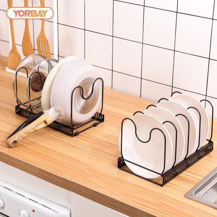 ORDORA Organiseur De Casseroles Et Poêles à 8 Niveaux Avec 3 éthodes