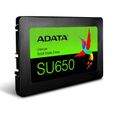 ADATA SU650, 120 Go, 2.5", Série ATA III, 520 Mo-s, 6000 Gbit-s-3