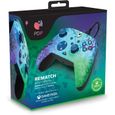 Manette filaire PDP Glitch Green pour Xbox séries/One-3