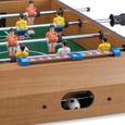 Baby-foot de table pour enfants et adultes - RELAXDAYS - Mini babyfoot en bois vert et brun - 11 x 51 x 50cm-3