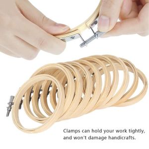 4 Présentoirs Triangulaires En Bois Pour Cerceaux De Broderie - Support Pour œuvres De Point De Croix, Décoration Murale