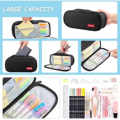 Trousse à Crayons Matelassée Avec Nœud - 20x8x8cm - Pochette Déco Arc Pour Fille - Idée Cadeau Rentrée - 9