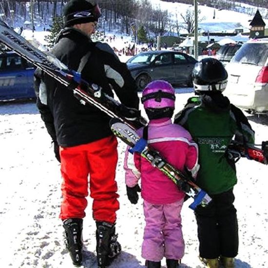 1 Pièces Porte Ski Dorsal, Bandoulière Réglable pour Pack Ski, Système de  Transport de Skis - Noir