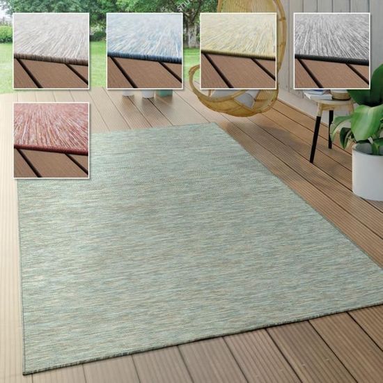 tapis exterieur balcon terrasse gris rose vert couleurs pastel tissage a plat gris 120x160 cm achat vente tapis d exterieur cdiscount