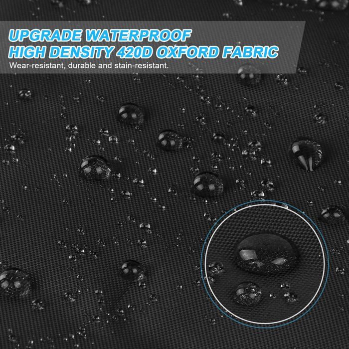 WXQOZLY Housse Salon De Jardin Exterieur Bache Table De Jardin, Housse De Table ExtéRieur BâChe De Protection éTanche Tissu 420D Oxford ImperméAble