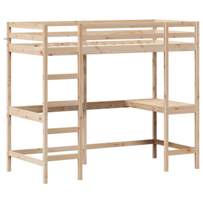2 Places Lit superposé d'enfant - Intemporel - 90x190 cm bois massif de ...