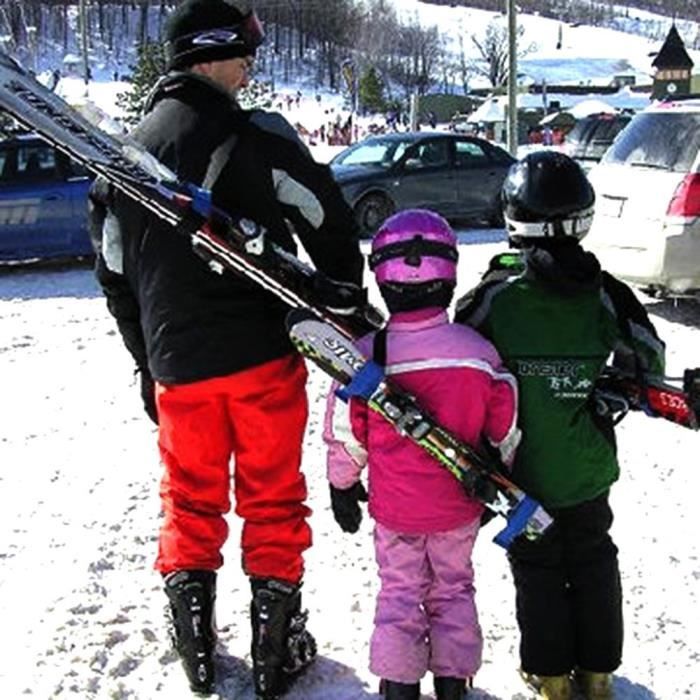 Porte sales skis dorsal