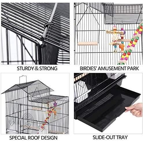 Voliere Cage Oiseau, Colibri Maison pour accrocher à l'extérieur,  bourdonnement en Bois Maisons à Oiseaux pour l'extérieur (1 Pc) - Cdiscount  Animalerie