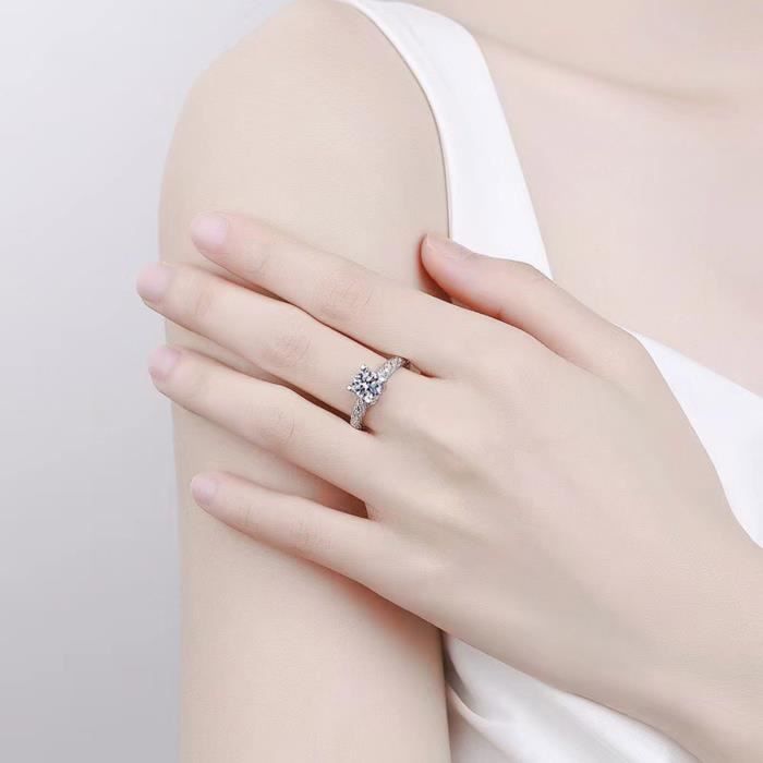 Bague Femme Leger Luxe Temperament Bague Diamant a20701 Achat Vente boucle d oreille BOUCLE D OREILLE