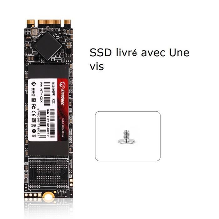 KINGSPEC - Disque SSD Interne - NT Series - 4 To - NGFF M.2 SATA 2280 -  Cdiscount Informatique