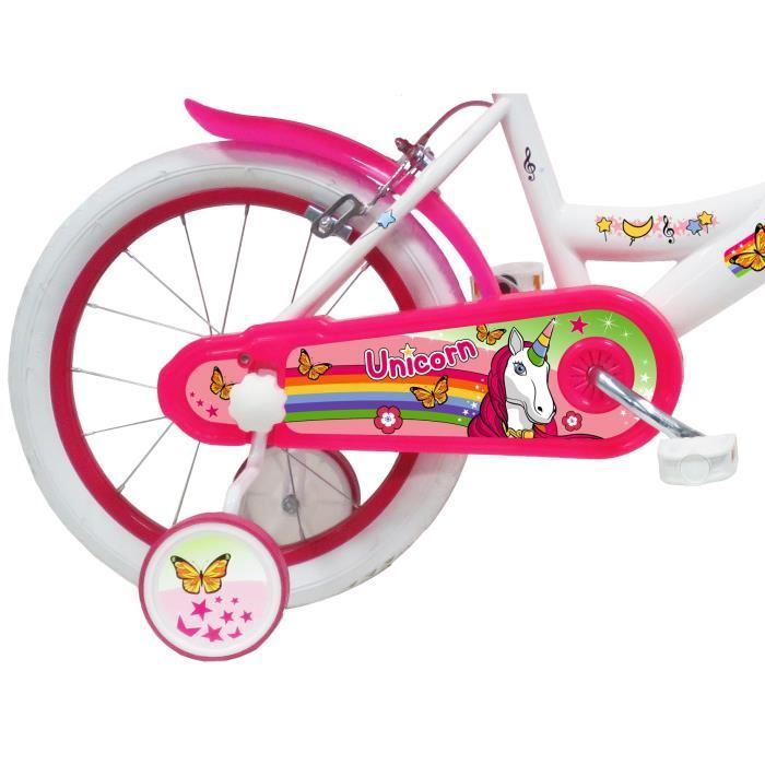 Velo fille rose - Cdiscount