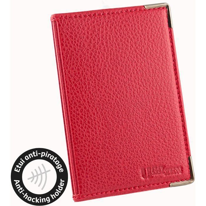 10 Pochettes De Protection RFID Anti-Fraude - Porte-Cartes Blindé - Pour Cartes Bancaires, Passeports - Format Carte De Crédit