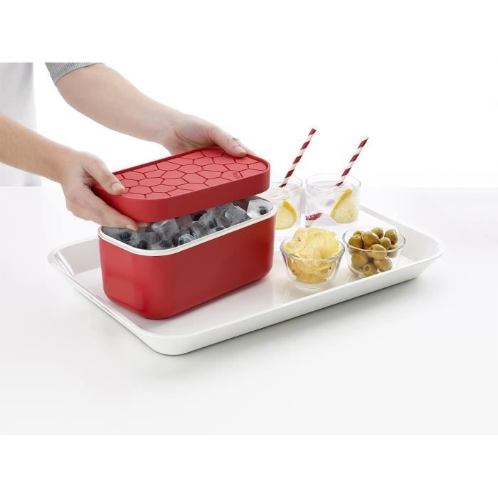 Lékué Industrial Ice Cube Tray with Lid silikónová forma na ľad