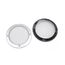 sourcingmap/® 2pcs 2.6 chromage Voiture Audio Subwoofer caisson protecteur grille Grill