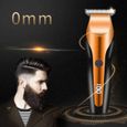 d'or Tondeuse à cheveux électrique professionnelle 100-240V pour hommes, coupe-cheveux sans fil 0 mm-0