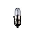 Ampoule Tubulaire Miniature 0,6 W Culot E5,5 12 V (DC) 50 mA H 15 mm D 4,7mm-0
