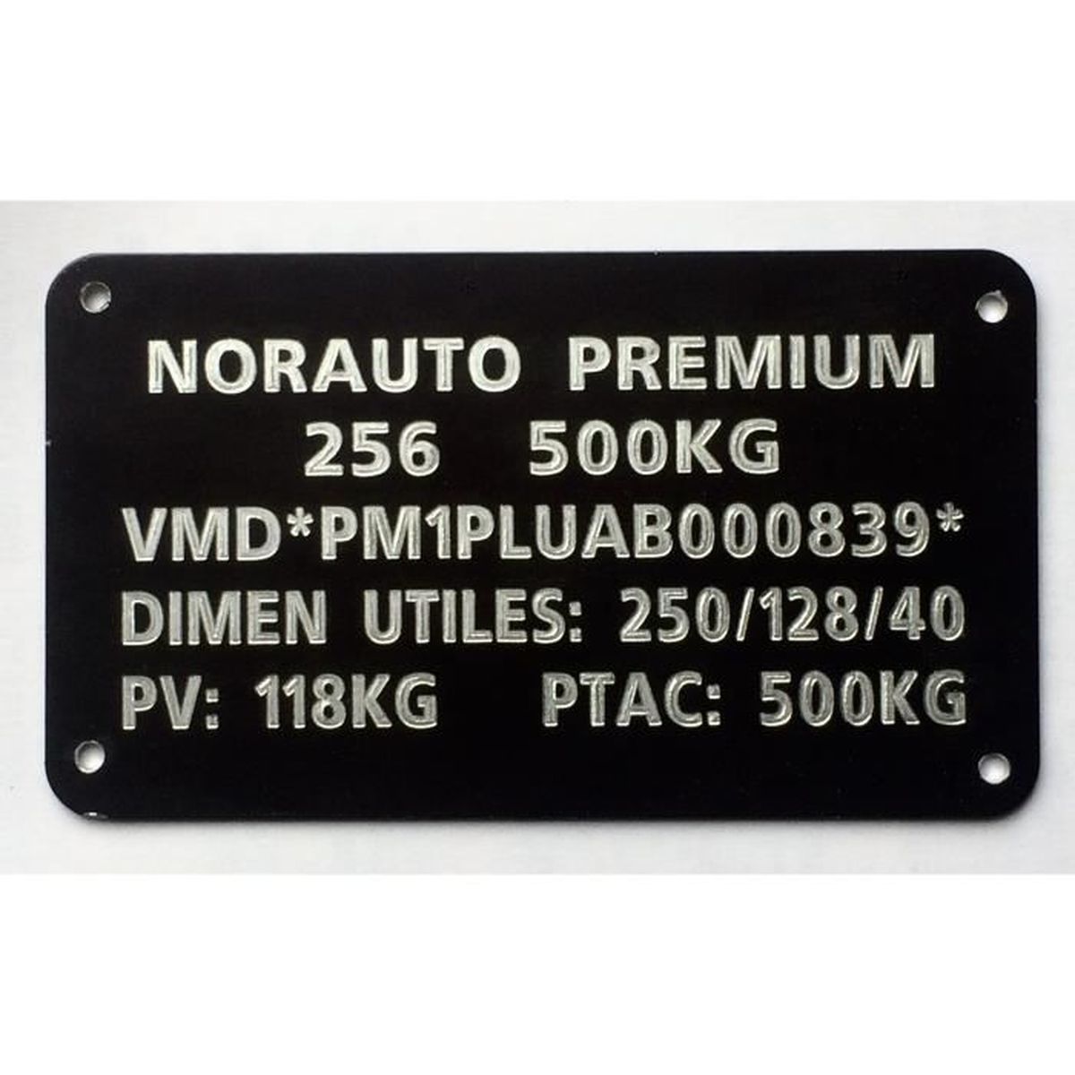 Plaque de Tare Cdiscount Auto