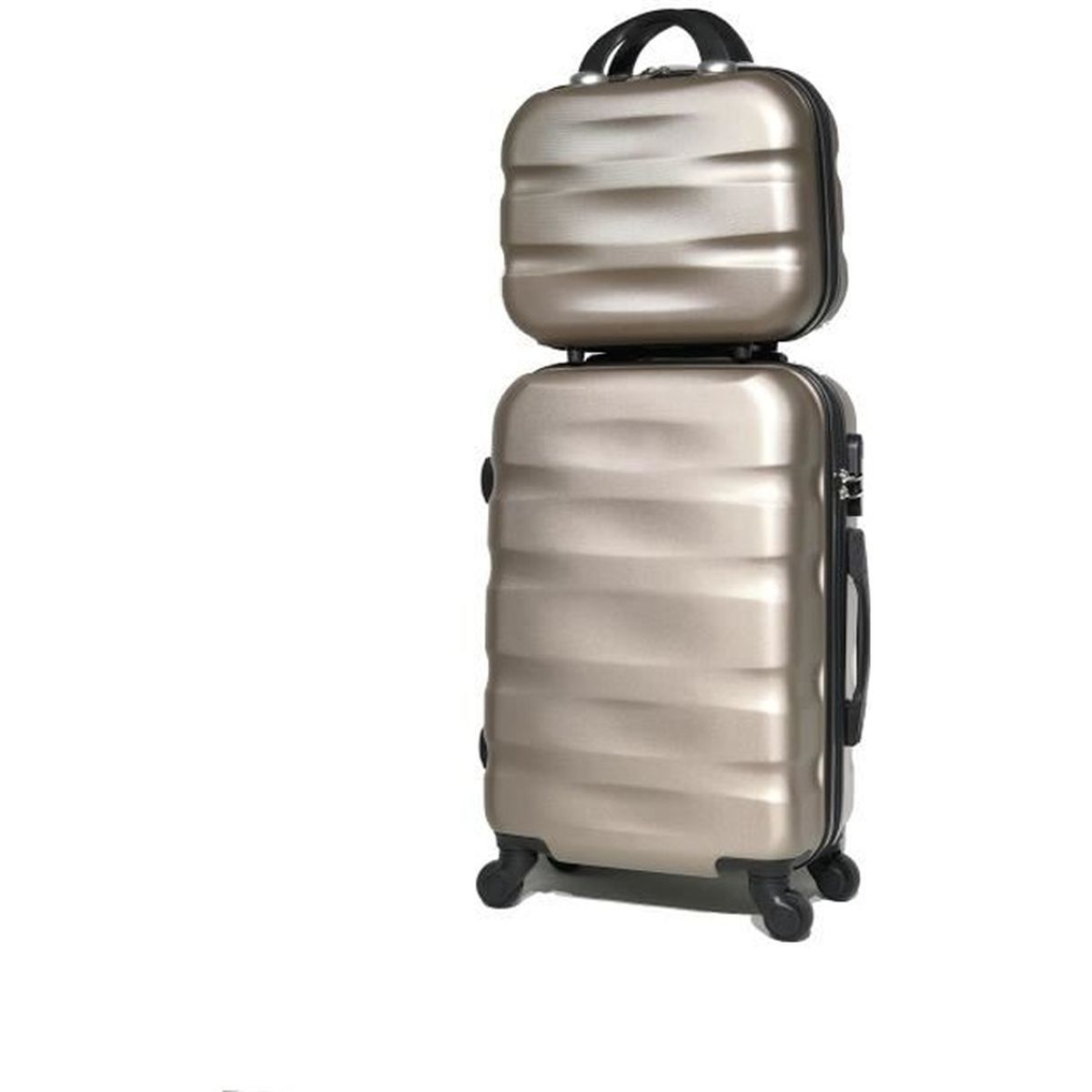 Monzana ® Voyage valise coque rigide valise set 4 roulettes trolley choix de couleur PC ABS 