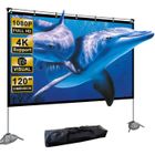 Artlii Écran de Projection Portable 120 Pouces - ARTLII - Format 16:9 - Effet de projection haute définition