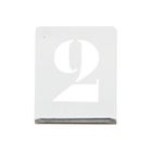 BOURJOIS Pochoir métal chiffres 100mm - WILMART - 315115