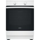 Cuisinière à induction - INDESIT - IS67IQ5KCW/E - 3 foyers - 2600 W - 60 cm - Blanc