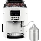 Krups Essential EA8161 Machine à café automatique avec buse vapeur "Cappuccino" 15 bar blanc