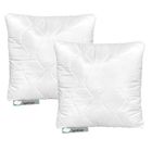SuperKissen24 Lot de 2 Oreillers en Microfibre 40x40 cm avec Garnissage Fibre Polyester - Hypoallergenique Oreillers Dodo