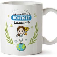 Mug - Tasse Dentiste du Monde - Idées Drôles Odontologie 1