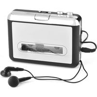 Convertisseur de Cassette USB en MP3, commutateur de CD, Lecteur de Musique Audio avec écouteurs, Plug and Play A43