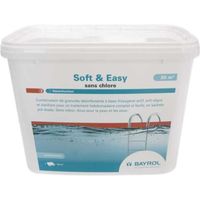 Produit de désinfection pour piscine - Bayrol Soft & Easy - 30 m3 - Oxygène actif, anti-algues et clarifiant