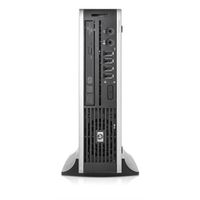 HP Compaq Elite 8000 Elite USFF, 3 GHz, Intel® Pentium®, 2 Go, 250 Go, DVD Super Multi, Windows 7 Professional