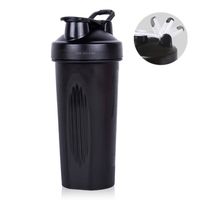 TD® Gourde sport 600ml femme bouteille d'eau sans BPA fitness réutilisable école bureau anti-fuite portable voyage noir camping