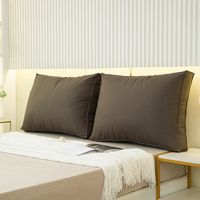 Dossier De Lit Électrique avec Coussin De Tête Lève-Oreiller Médical Portable Puissance Réglable Aide À L'assistance pour Les Personnes Âgées Alitées,Kaki,Long,Friendly32