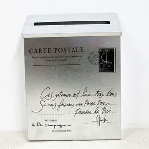 Verrouillable boîtes aux lettres Avec Tube Boîte aux lettres DIN a4 sans signature Boîte aux lettres
