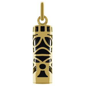 Collier TIKI en ARGENT massif et imitation ONYX LONGUEUR au CHOIX 45cm ou 50cm Collier TIKI en ARGENT massif et imitation ONYX LONGUEUR au CHOIX 45cm ou 50cm