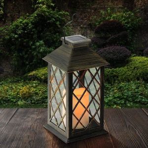 lampes suspendues de lanterne ext/érieure /étanche pour la d/écoration de No/ël et la f/ête Lanterne ext/érieure solaire jardin lumi/ères 2 pi/èces
