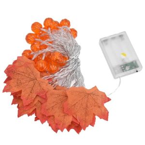 GUIRLANDE LUMINEUSE INT PAR- Guirlande Lumineuse Feuilles d'rable, Mode Co