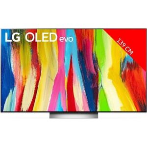 Téléviseur LED TV OLED 4K 139 cm LG OLED55C25 2022 - LG - Processeur vidéo Alpha 9 Gen5 AI 4K - HDR - Smart TV
