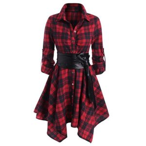 Robe a hotsell carreau rouge