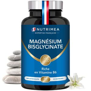 COMPLEMENTS ALIMENTAIRES - VITALITE Magnésium bisglycinate – Vitalité - 90 gélules MADE IN FRANCE - NUTRIMEA