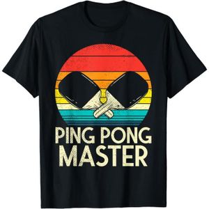 TABLE TENNIS DE TABLE Ping Pong Master Retro Table Tennis Player Champion Gift T-Shirt276