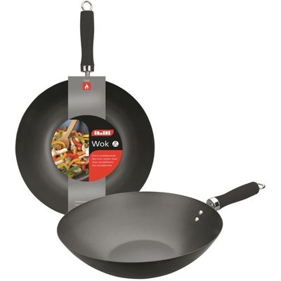 Cuisine Saine écologique Wok IBILI Triply Natural 30cm - Acier Inoxydable Sans Antiadhésif - Compatible Induction Cuisson Saine Sans PFOA Cuisine Saine écologique Wok IBILI Triply Natural 30cm - Acier Inoxydable Sans Antiadhésif - Compatible Induction Cuisson Saine Sans PFOA