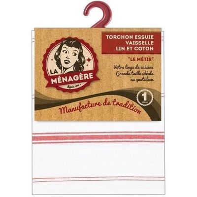 Ancienne Vaiselle Lot De 5 Torchons De Cuisine En Coton - Marque JEMIDI, Neufs Sous Emballage Lot Torchons Coton Cuisine