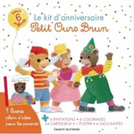 Le Kit D Anniversaire Petit Ours Brun Cdiscount Librairie Le Kit D Anniversaire Petit Ours Brun Cdiscount Librairie