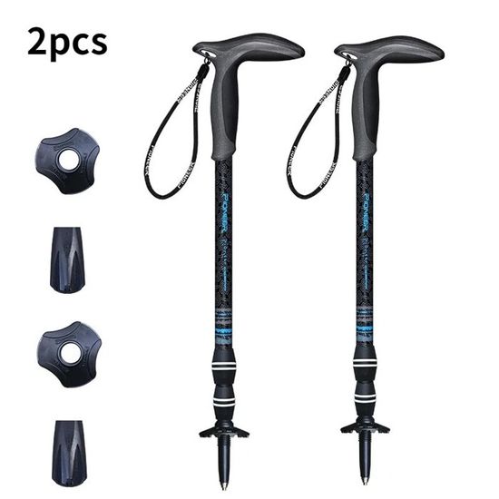 Bâtons De Trekking TrailBuddy Pliables Et Légers Pour Randonnée - Lot De 2