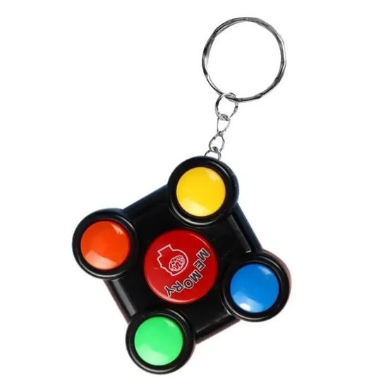 Jeu De Mémoire électronique Simon – Lumières Et Sons, Jeu Portable 14 Cm, Pour Enfants 4-8 Ans, Voyage Et Anniversaire