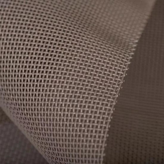 Toile Textilène Gris Pierre Pour Transat - 50cm X 150cm - Résistante Aux UV