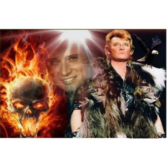 5D Diamant Peinture Carré/Rond Point De Croix Roche Star Johnny