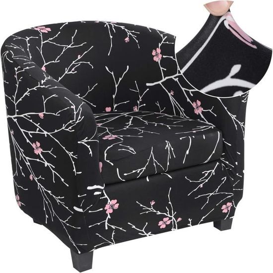 Housse De Fauteuil Club Extensible - Lavable, Taille Unique, Protège Et Décore Votre Fauteuil