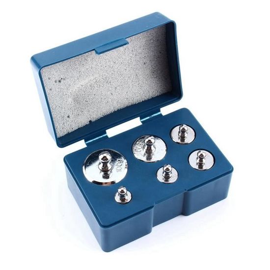 17 Pièces Kit Étalonnage Poids De Précision 211.1g - 10mg à 100g - Test Balance